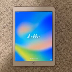 Apple Tablet in Silver with Vibrant Display